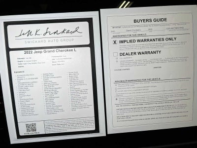 2022 Jeep Grand Cherokee L Summit