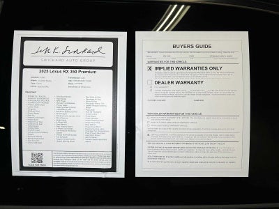 2025 Lexus RX 350 Premium Plus