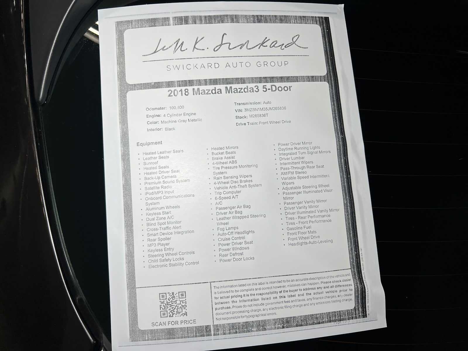 2018 Mazda Mazda3 5-Door Grand Touring