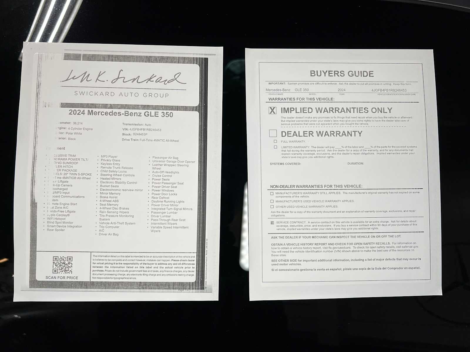 2024 Mercedes-Benz GLE 350 GLE 350