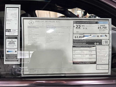 2026 Mercedes-Benz GLE 350 4MATIC® SUV