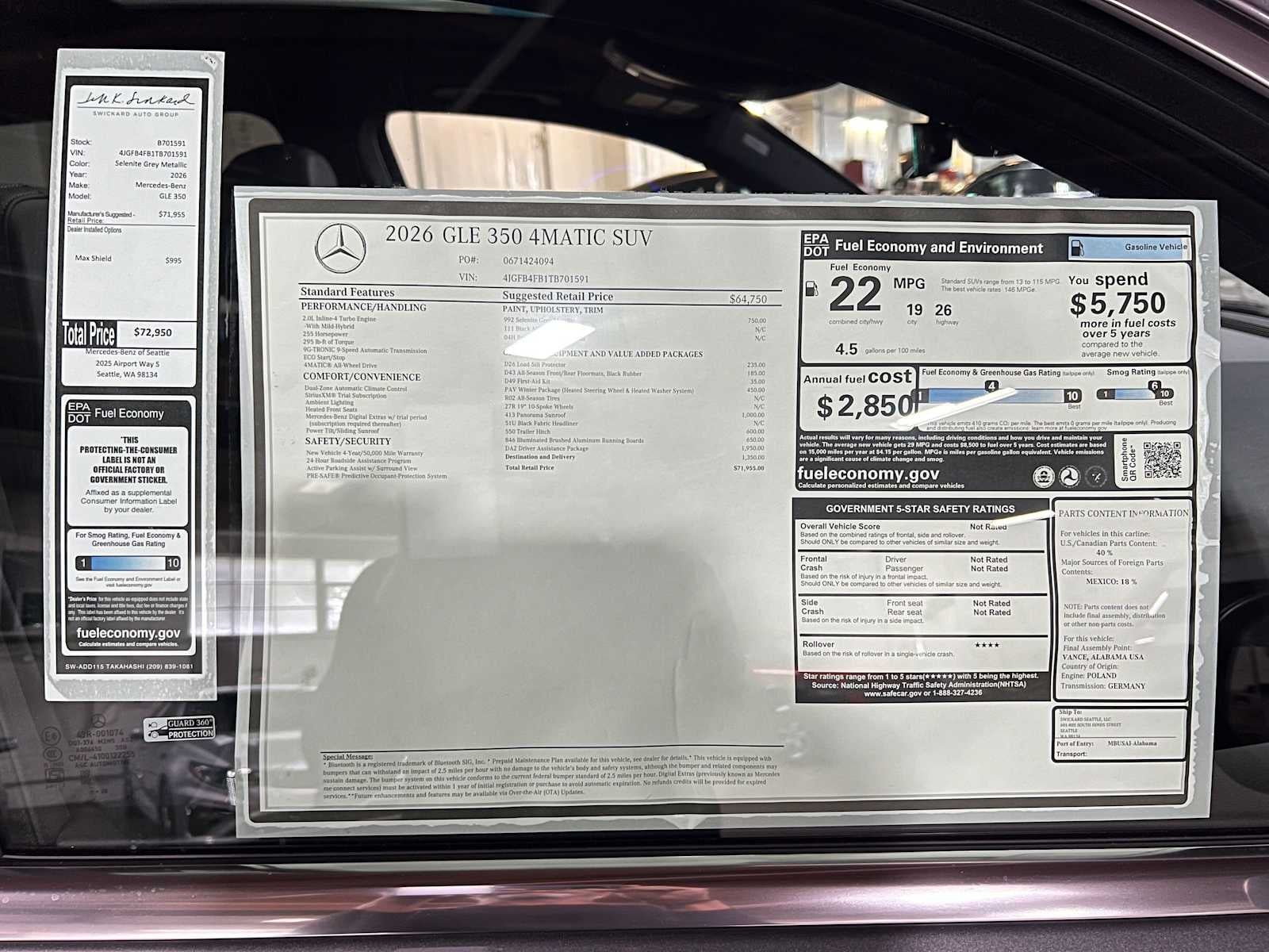 2026 Mercedes-Benz GLE 350 4MATIC® SUV