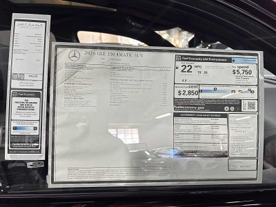 2026 Mercedes-Benz GLE 350 4MATIC® SUV