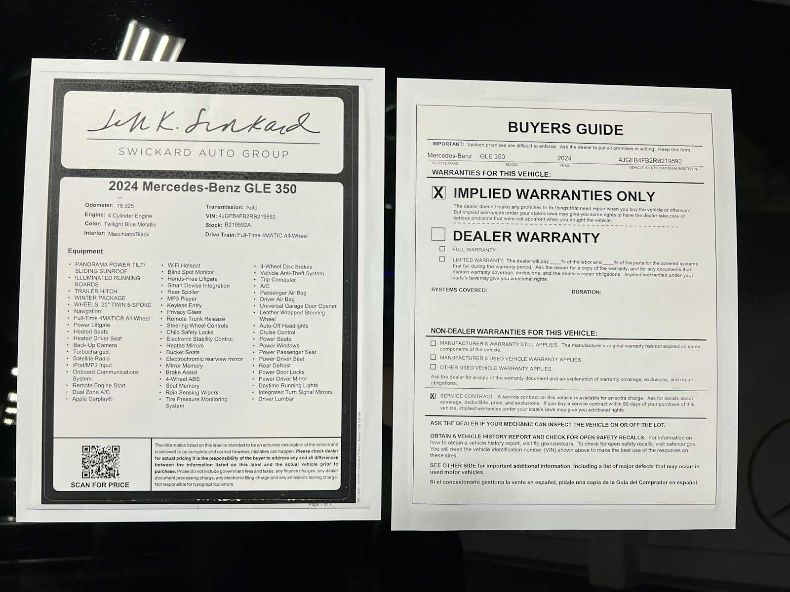 2024 Mercedes-Benz GLE 350 4MATIC® SUV