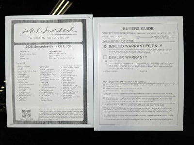 2026 Mercedes-Benz GLE GLE 350