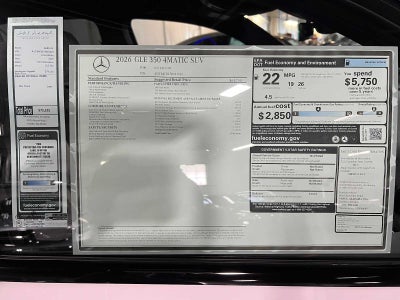 2026 Mercedes-Benz GLE 350 4MATIC® SUV