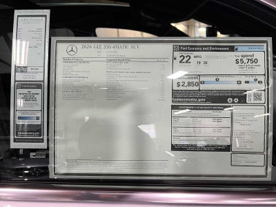 2026 Mercedes-Benz GLE 350 4MATIC® SUV
