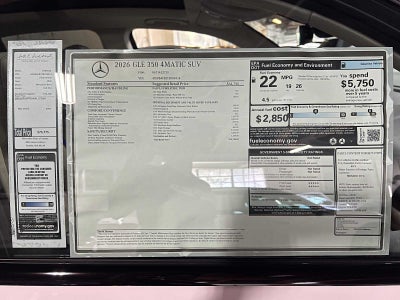 2026 Mercedes-Benz GLE 350 4MATIC® SUV