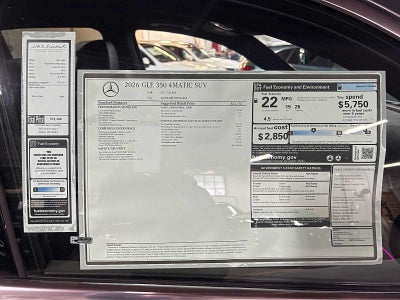 2026 Mercedes-Benz GLE 350 4MATIC® SUV
