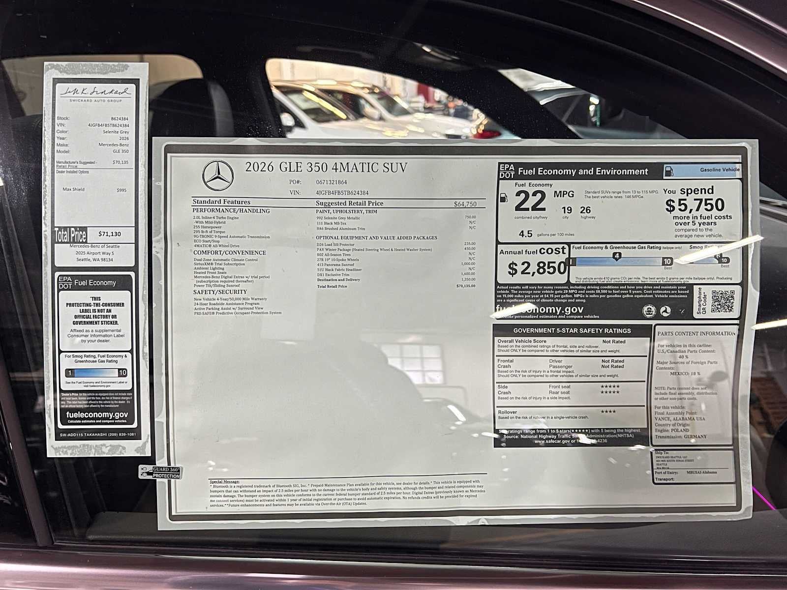 2026 Mercedes-Benz GLE 350 4MATIC® SUV