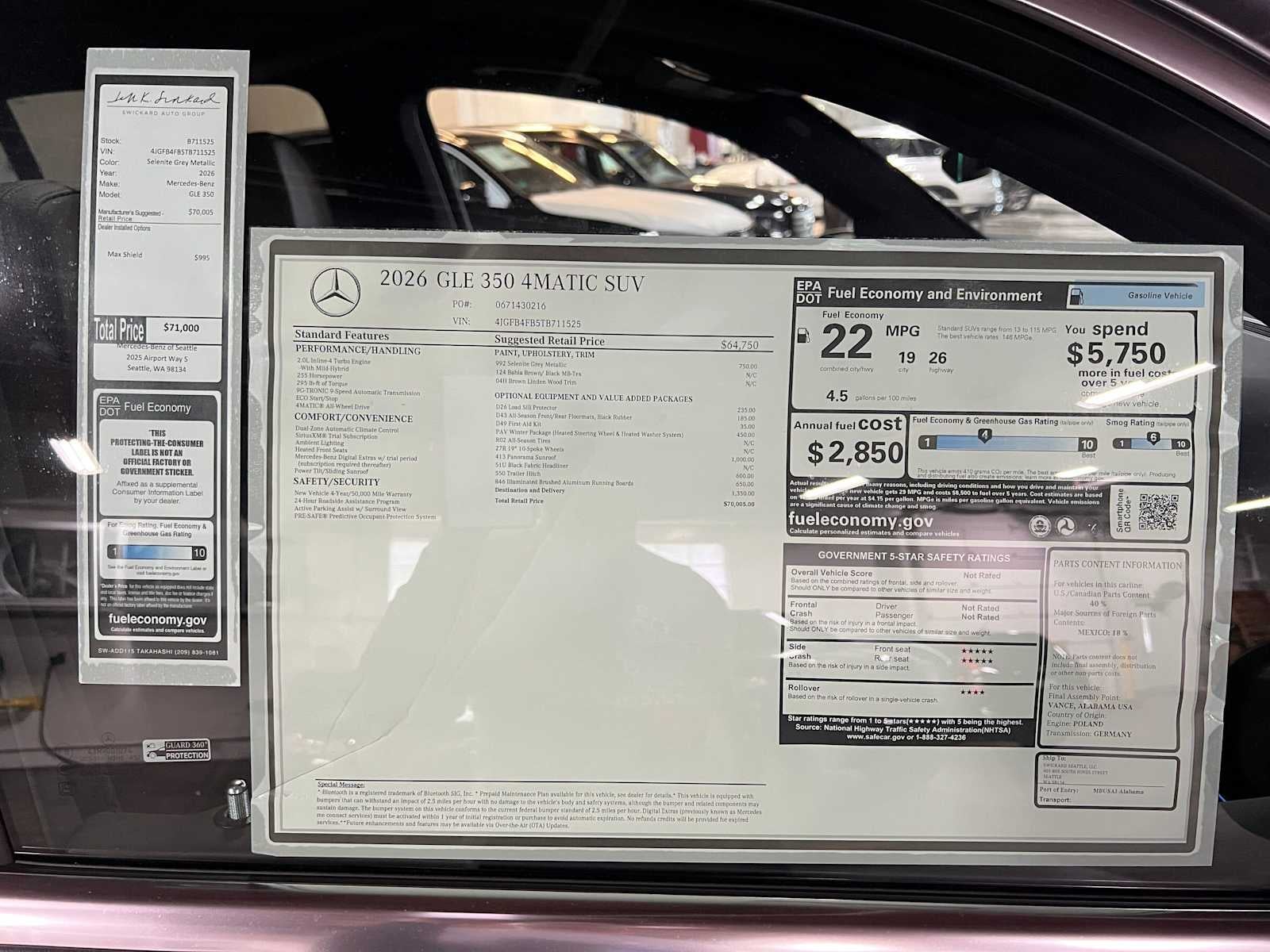 2026 Mercedes-Benz GLE 350 4MATIC® SUV
