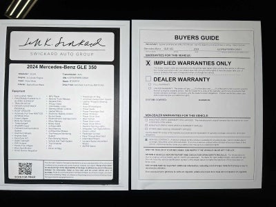 2024 Mercedes-Benz GLE 350 4MATIC® SUV