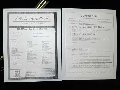 2025 Mercedes-Benz GLE GLE 350