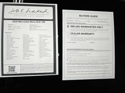 2026 Mercedes-Benz GLE 350 4MATIC® SUV