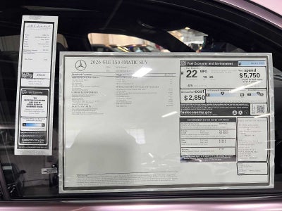 2026 Mercedes-Benz GLE 350 4MATIC® SUV
