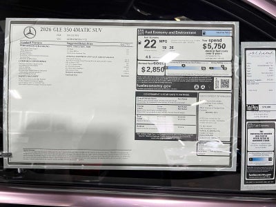2026 Mercedes-Benz GLE 350 4MATIC® SUV