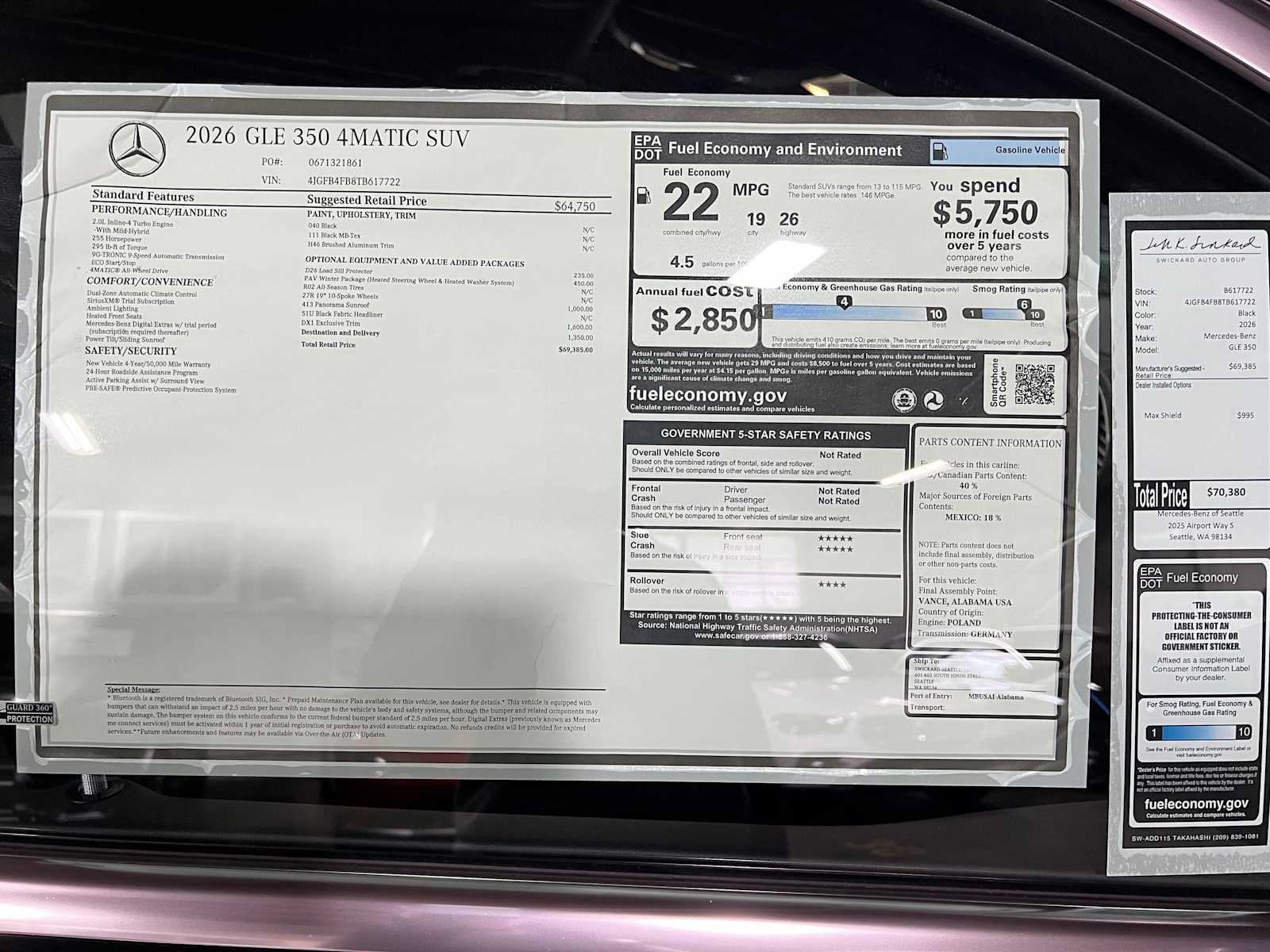 2026 Mercedes-Benz GLE 350 4MATIC® SUV