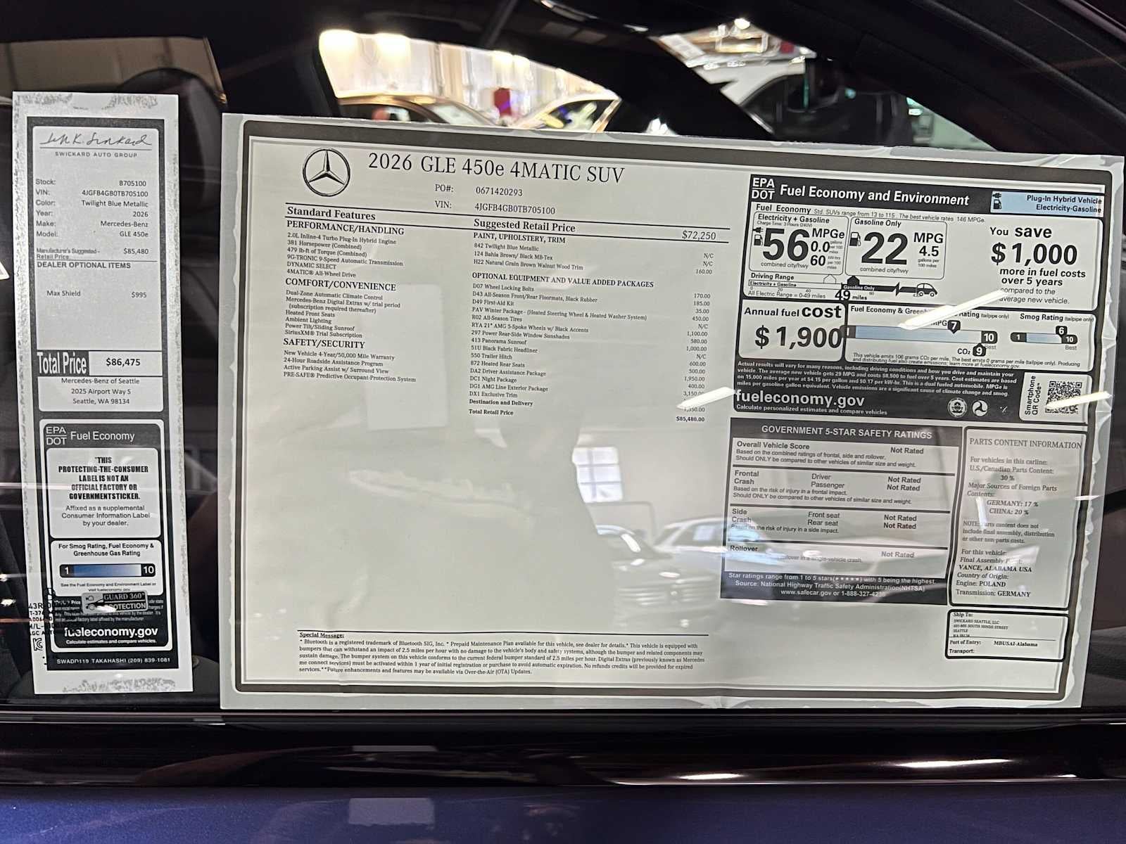 2026 Mercedes-Benz GLE 450e 4MATIC® SUV