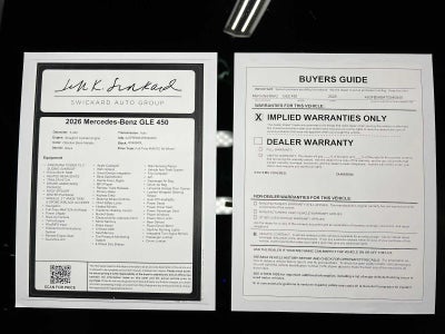 2026 Mercedes-Benz GLE 450 4MATIC® SUV