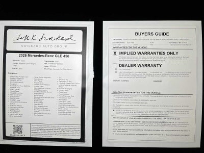 2026 Mercedes-Benz GLE 450 4MATIC® SUV