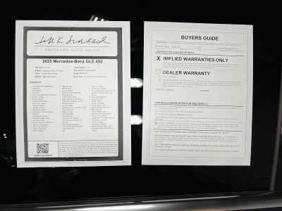 2025 Mercedes-Benz GLE 450 4MATIC® SUV