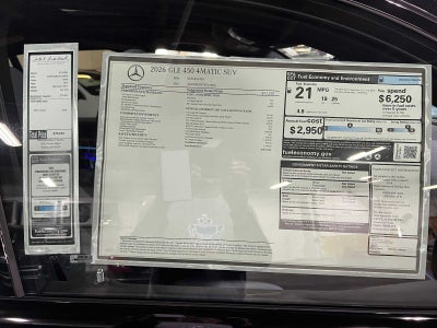2026 Mercedes-Benz GLE 450 4MATIC® SUV