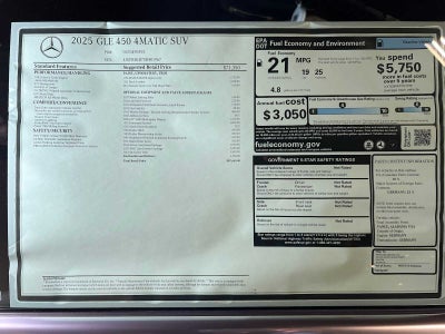 2025 Mercedes-Benz GLE GLE 450