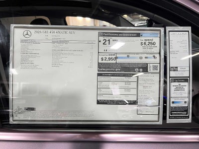 2026 Mercedes-Benz GLE 450 4MATIC® SUV