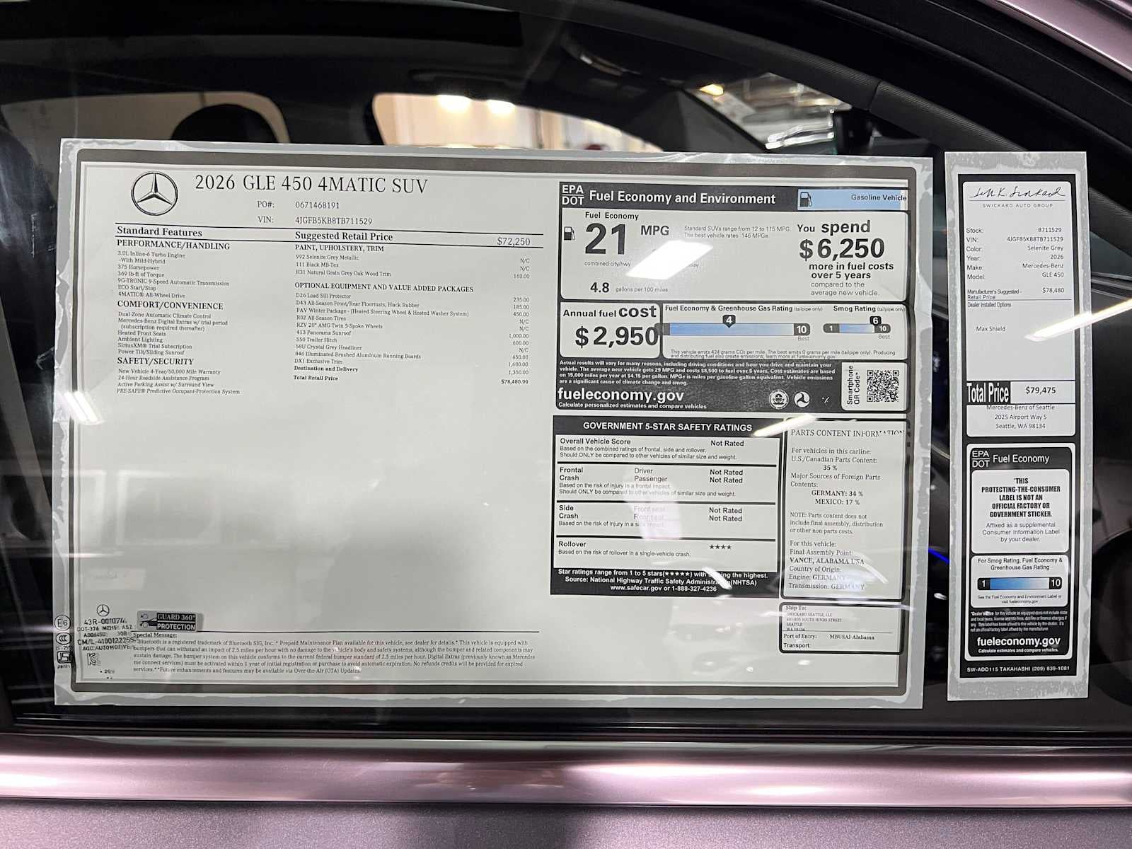 2026 Mercedes-Benz GLE 450 4MATIC® SUV