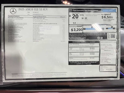 2025 Mercedes-Benz AMG® GLE 53 4MATIC®+ SUV
