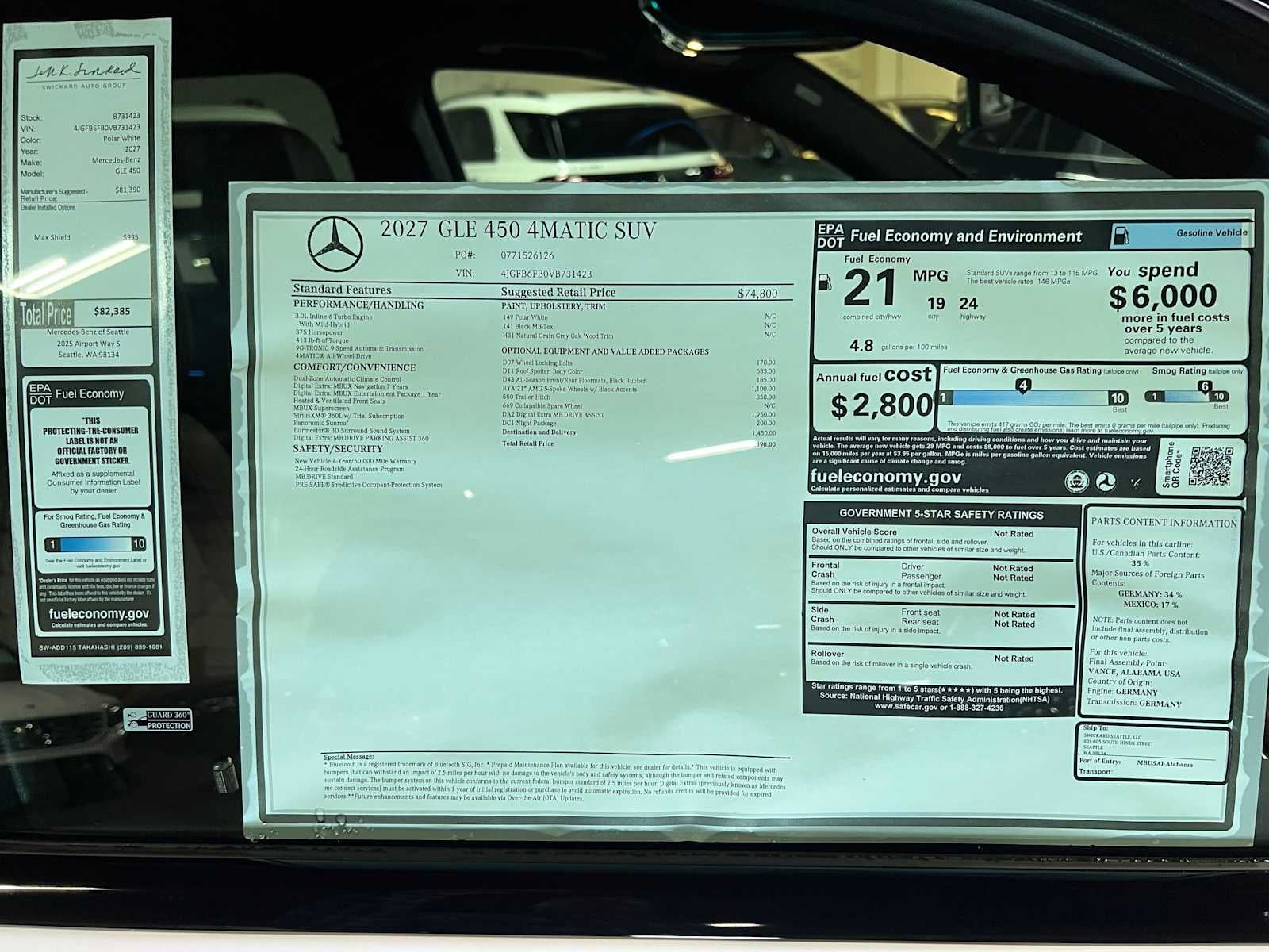 2027 Mercedes-Benz GLE 450 4MATIC® SUV