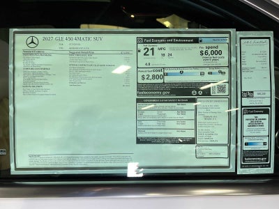 2027 Mercedes-Benz GLE 450 4MATIC® SUV