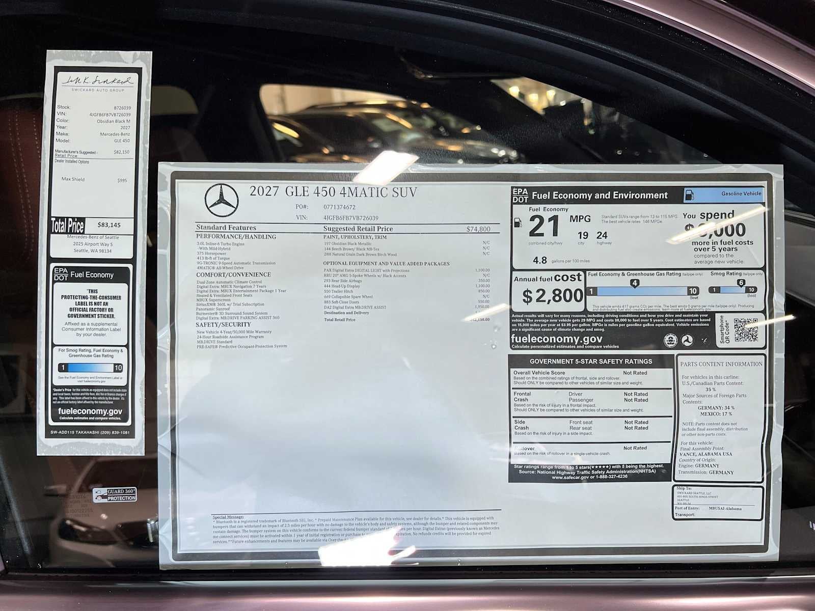 2027 Mercedes-Benz GLE 450 4MATIC® SUV