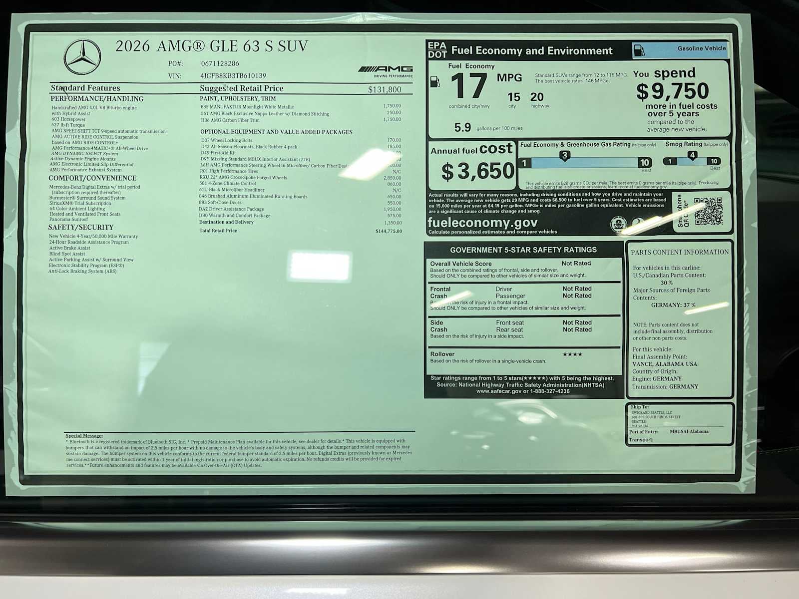 2026 Mercedes-Benz AMG® GLE 63 AMG® GLE 63 S