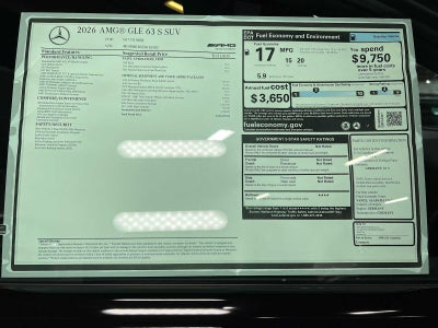 2026 Mercedes-Benz AMG® GLE 63 AMG® GLE 63 S