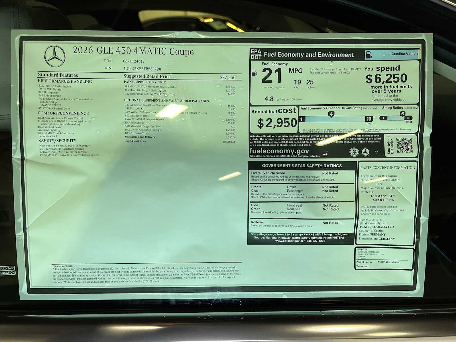 2026 Mercedes-Benz GLE GLE 450