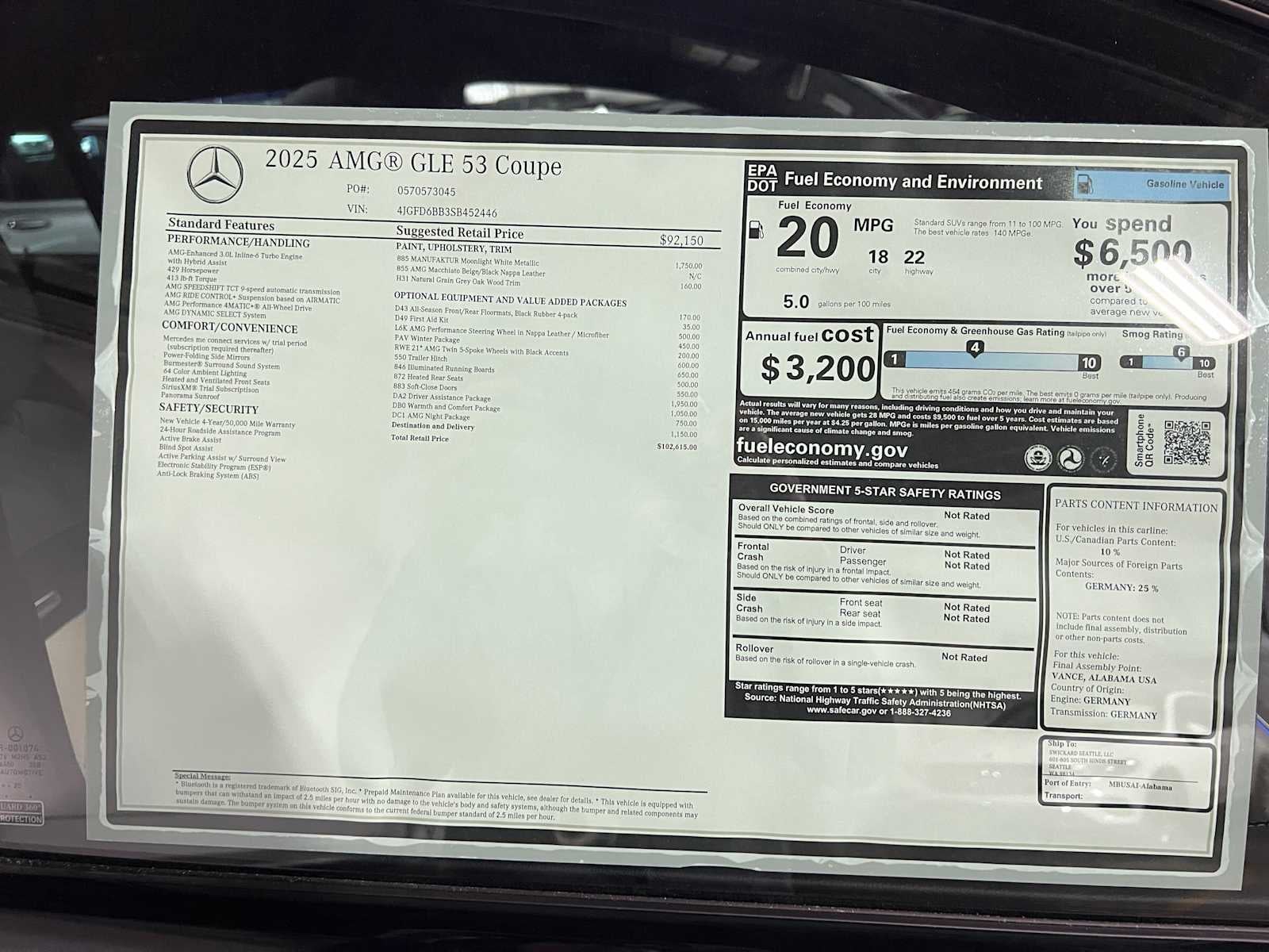 2025 Mercedes-Benz GLE AMG® GLE 53