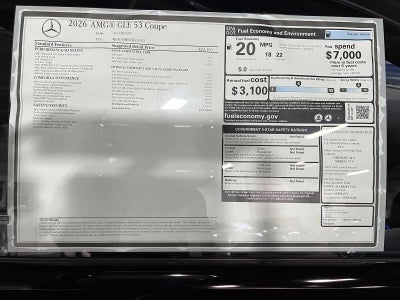 2026 Mercedes-Benz AMG® GLE 53 4MATIC®+ Coupe