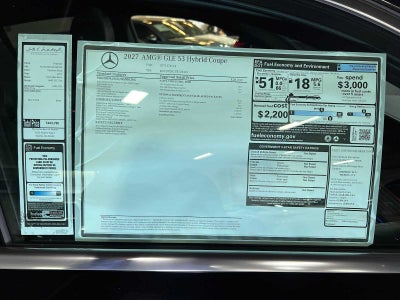 2027 Mercedes-Benz AMG® GLE 53e 4MATIC®+ Coupe