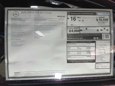 2025 Mercedes-Benz GLE AMG® GLE 63 S