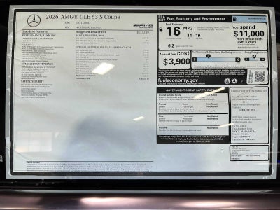 2026 Mercedes-Benz GLE AMG® GLE 63 S