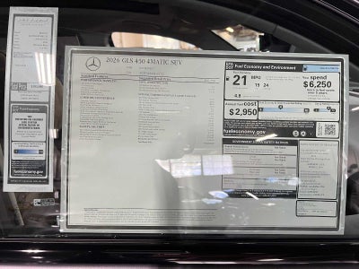 2026 Mercedes-Benz GLS 450 4MATIC® SUV