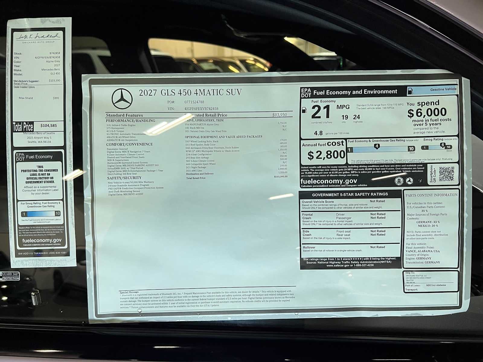 2027 Mercedes-Benz GLS 450 4MATIC® SUV