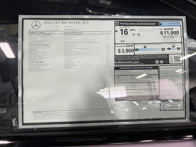 2026 Mercedes-Benz GLS 580 4MATIC® SUV