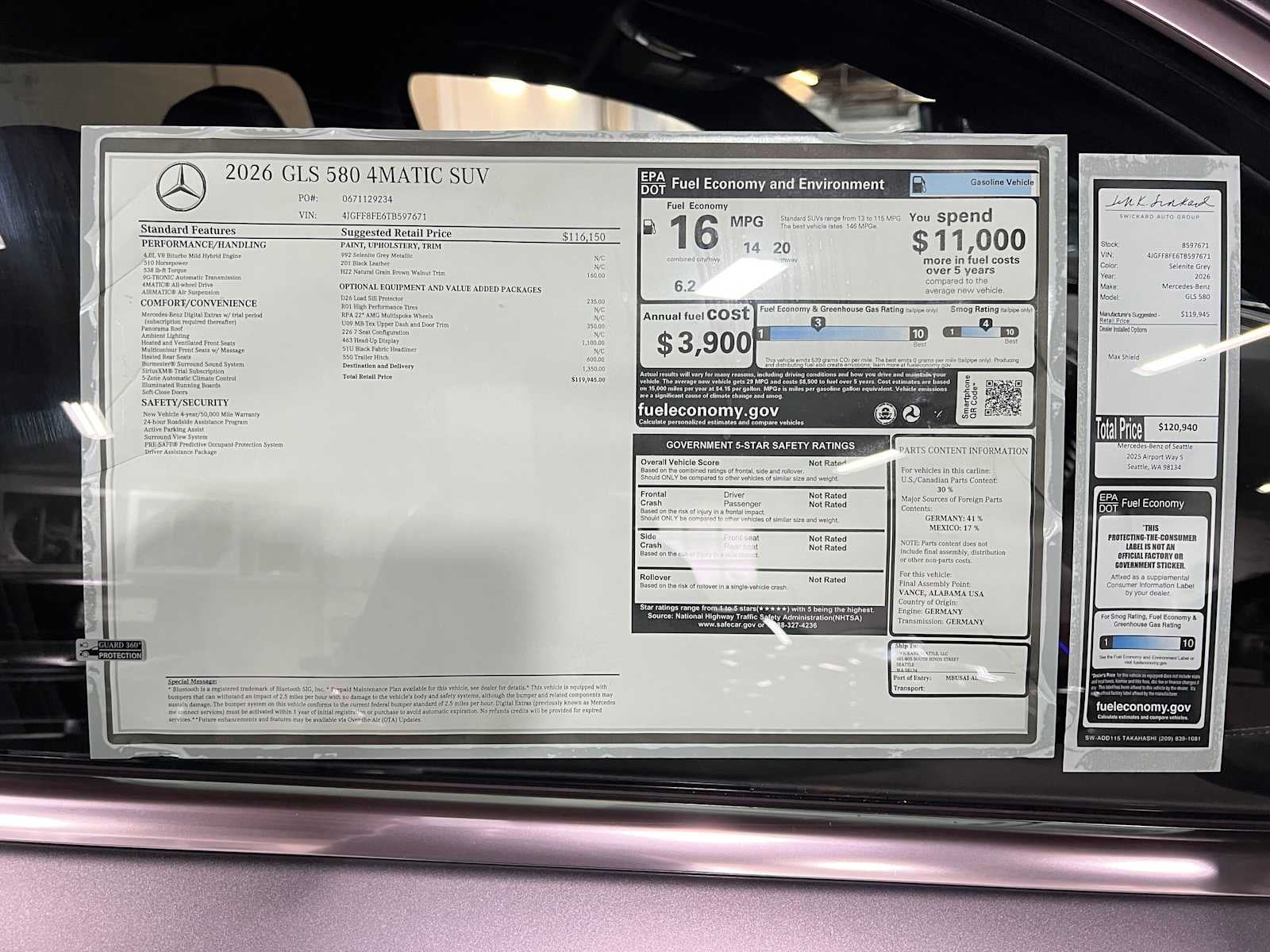 2026 Mercedes-Benz GLS 580 4MATIC® SUV
