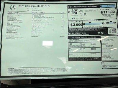 2026 Mercedes-Benz GLS 580 GLS 580