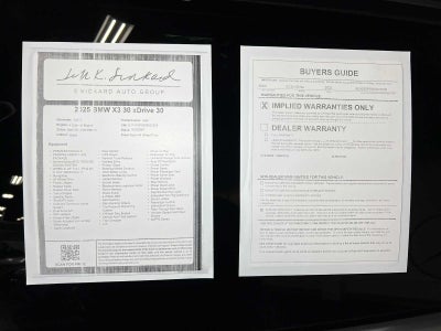 2025 BMW X3 30 xDrive 30 xDrive