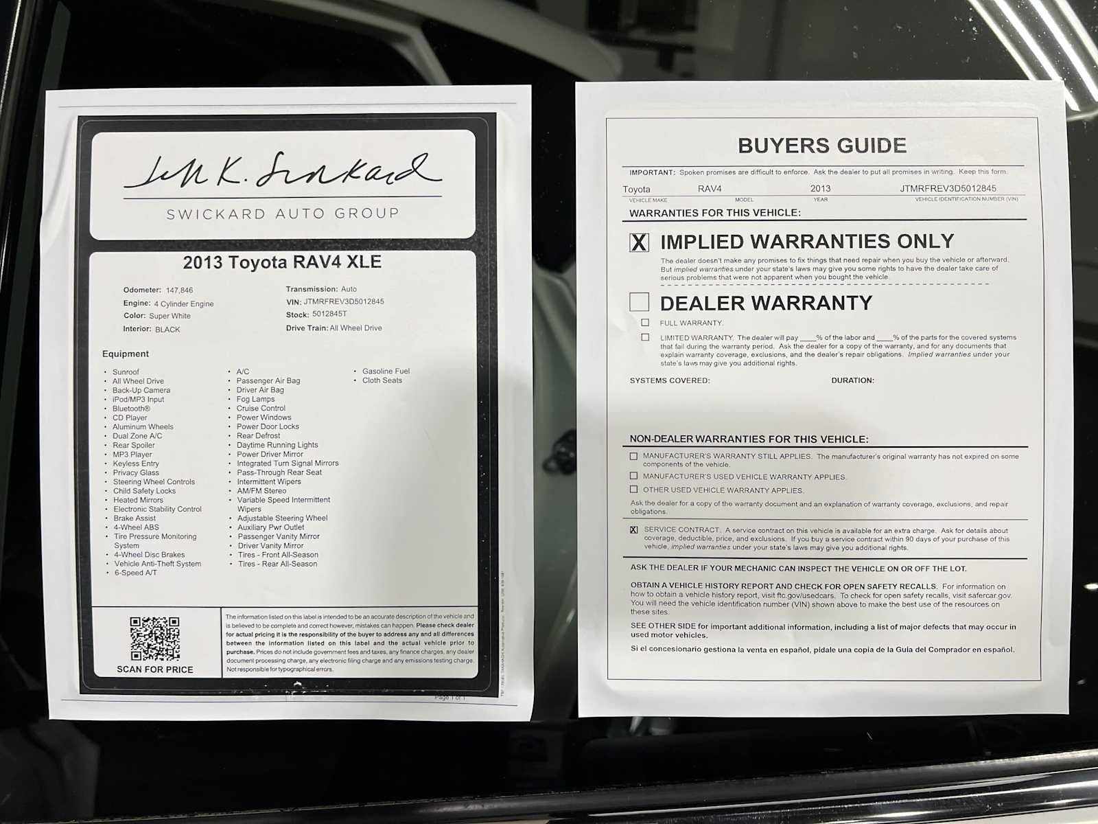 2013 Toyota RAV4 XLE