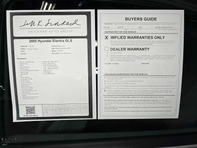 2005 Hyundai Elantra GLS