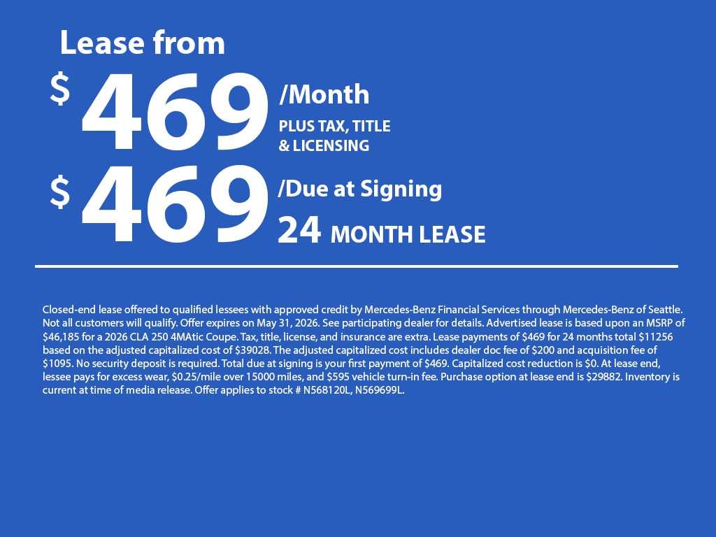 2026 Mercedes-Benz CLA 250 4MATIC® Coupe